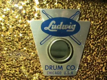 Approx value? LUDWIG Keystone 1959 Trans badge JAZZ&quot;DownBeat&quot;