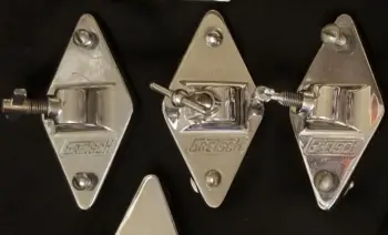 Three 1950s Gretsch legplates