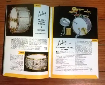 Ludwig Catalog collection ('32, '38, '75, Morello and Haynes 8x10s