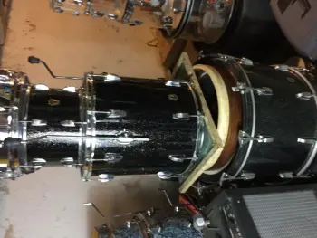 1959 Ludwig (Transition Badges) Kit &amp; Ludwig B/O early 70s Super Sensitve