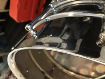 Dent repair on 1930 Ludwig super
