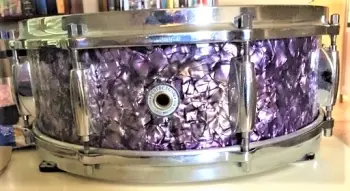 Purple Diamond Pearl Snare Drum