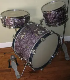Purple Diamond Pearl Snare Drum