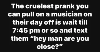 Musician Prank