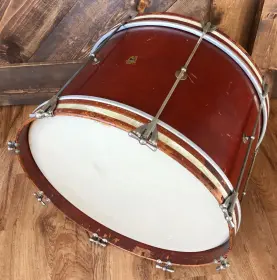 FOR SALE: Vintage 1961 Ludwig 12x20 Hobby Bass Drum in Mahogany