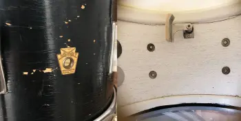 FOR SALE: Vintage 1960s Ludwig Club Date Drum Set in Black Lacquer