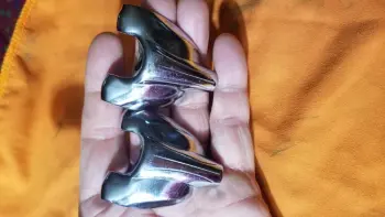 Two Gretsch bass drum claws 50s