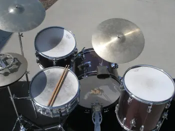 Ludwig 1968 Burgundy Sparkle Drum Kit