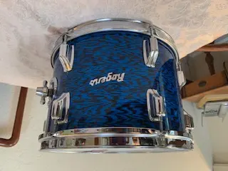 Rogers 1960's Holiday 13X9 Rack Tom, Fullerton Tag,