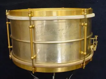[B]EARLY 1920s C. G. CONN (SPECIAL ORDER*) 7 x 14 (SILVER/GOLD PLATE)