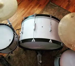 My Finished Marching Drum Kit