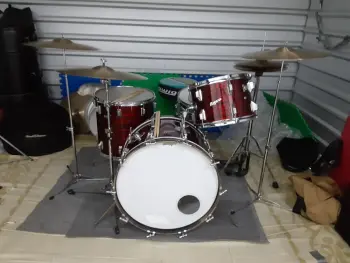 Rogers Red Onyx Drums
