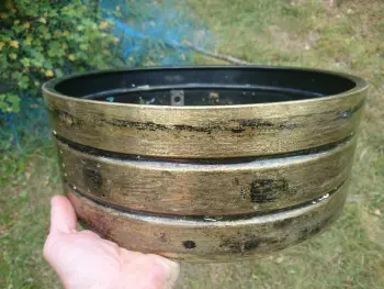 Need advice on 1920's Leedy brass snare drum restoration