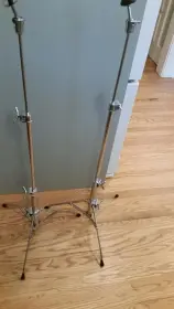 Early 70s Rogers Swan leg cymbal stands in very good shape.