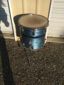 Vintage  1960's Astro 14x14 floor Tom in Blue Oyster Strata