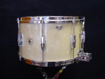 [B]1938-40 LUDWIG &amp; LUDWIG 8x14 WMP/CHROME SUPER-LUDWIG (PROTOTYPE OR SPECIAL ORDER))