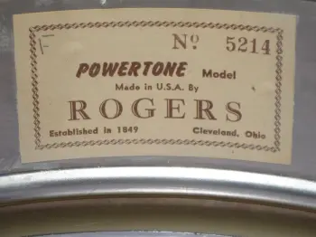 Rogers wood snare shell