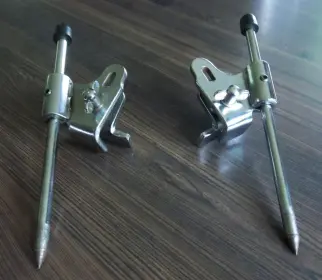 Hoop mounted Bass drum spurs