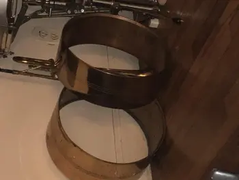 NOS 70’s Slingerland 3-line Brass Snare Drum Shells