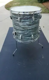 Vintage 1966 Blue Oyster Pearl 16&quot; Floor Tom