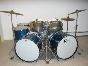 Vintage 1971 Rogers Timbale Twins Drum Set.