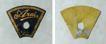 Rare Arai badge, MIJ