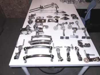 MIJ Parts Rails, Clamps, Dampers, Mounts etc.
