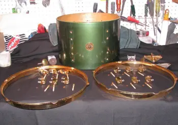 Original 1950s Gretsch Cadillac Green 13x9 Tom