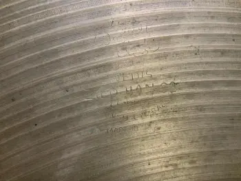 A Zildjian stamp ID- help
