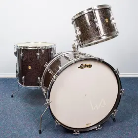 Ludwig Black Galaxy Sparkle kit, factory or pieced together?