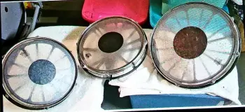 Vintage 70's Remo Roto Toms