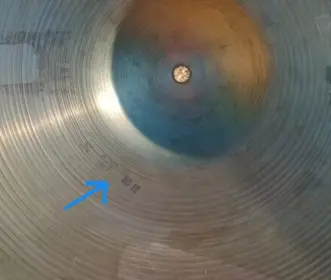 When did Zildjian use this ink stamp?