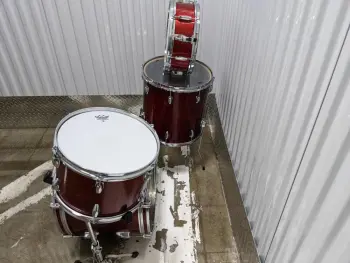 MIJ Stewart Red Sparkle 13/16/22 with Matching Snare