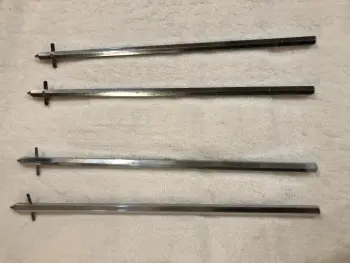 Rogers Hardware: Spur and Tom Mount Diameter