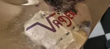 Cymbal Logo Restoration Test for Vintage Vader Cymbals
