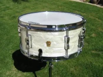 1961 Ludwig Pioneer Snare 14&quot; X 6 1/2&quot; - White Marine Pearl