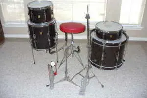 For sale - Ludwig Burgundy and Black Galaxy Sparkle