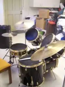 Slingerland Black/gold Set On C/l 450.00