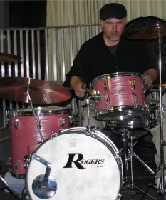 Rogers Pink Ripple Pearl wrap