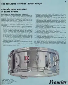 Premier 2003 snare drum