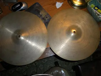 asking for help dating and info on old zildjian highhats