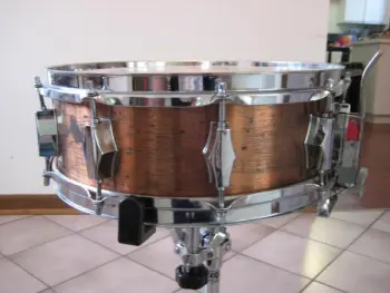 70's copper Fibes snare