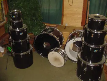 Ludwig Monster Set w/13 Zildjians and a sweet old Snare