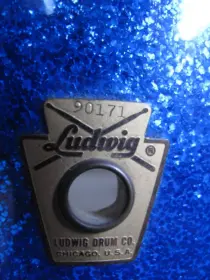 Early 60's Ludwig Blue Sparkle Snare