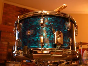 Leedy Chicago Blue Onyx 8X14 Snare Refurbished