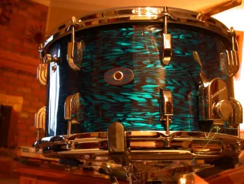 Leedy Chicago Blue Onyx 8X14 Snare Refurbished