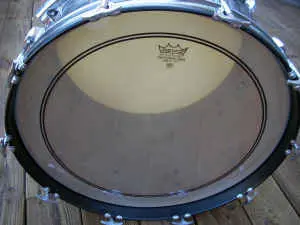 50's Ludwig 14x22 bass drum in Sky Blue Pearl