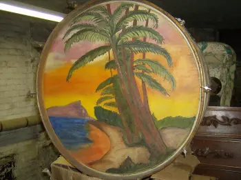 Looking for 1920s examples, painted Bass Drum Heads