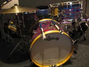 1968 Ludwig &quot;psychedelic Red&quot; Club Date