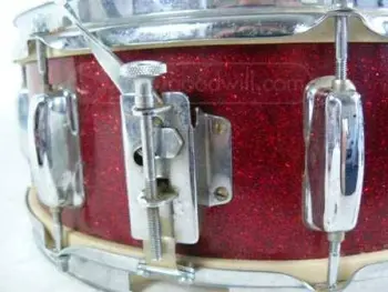 LYRA red sparkle snare on shopgoodwill